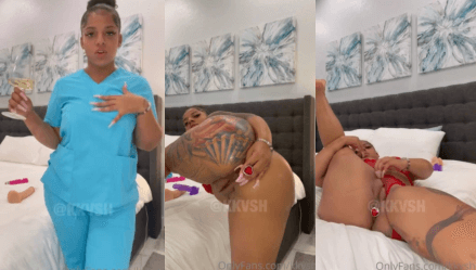 KKVSH Nude Nurse Cosplay Video Leaked Borntobefuck