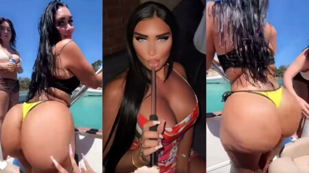 Paloma Shanel Twerk on Boat Teasing Video Leaks Borntobefuck