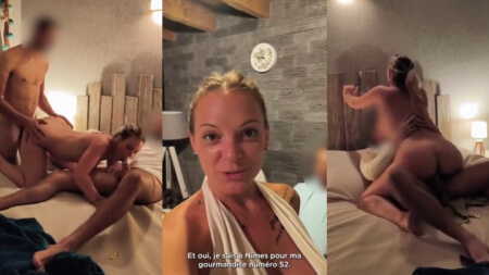 Tiffany Leiddi Gourmandise N52 Marco and Paolo from Nimes (30) Sextape Video Leaks Borntobefuck